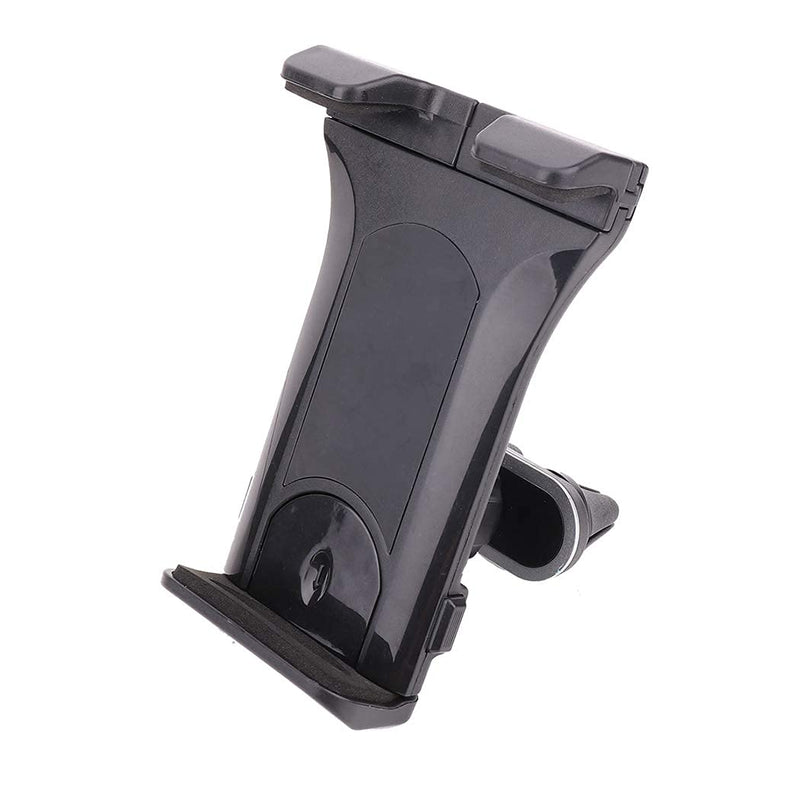 [Australia - AusPower] - SALEX Cell Phone Holder for Horizontal Air Vent. Universal Gray Mount with 2 Air Vent Clips. Plastic Hands Free Cradle for Smartphones up to 11". Handable Car Interior Bracket for iPhone, Samsung. 