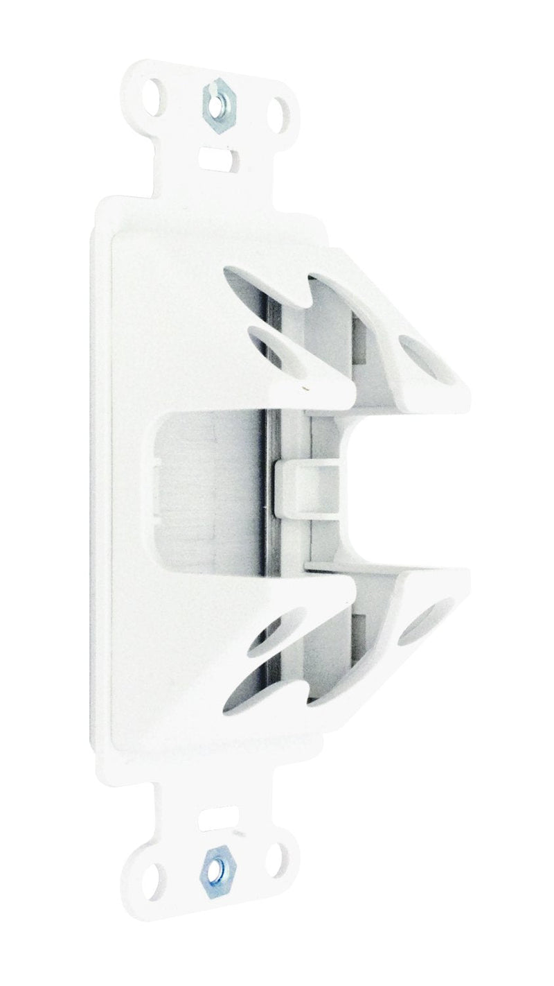 [Australia - AusPower] - On-Q WP1014WH WP1014 Cable Access Strap, 1 Pack, White Without Wall Plate 