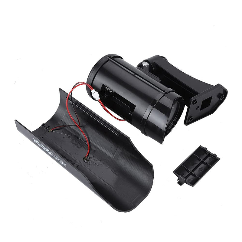 [Australia - AusPower] - Solar Powered Dummy Camera High Simulation Outdoor CCTV Surveillance Fake Camera Simulation Monitor Camera for Security(Black) 