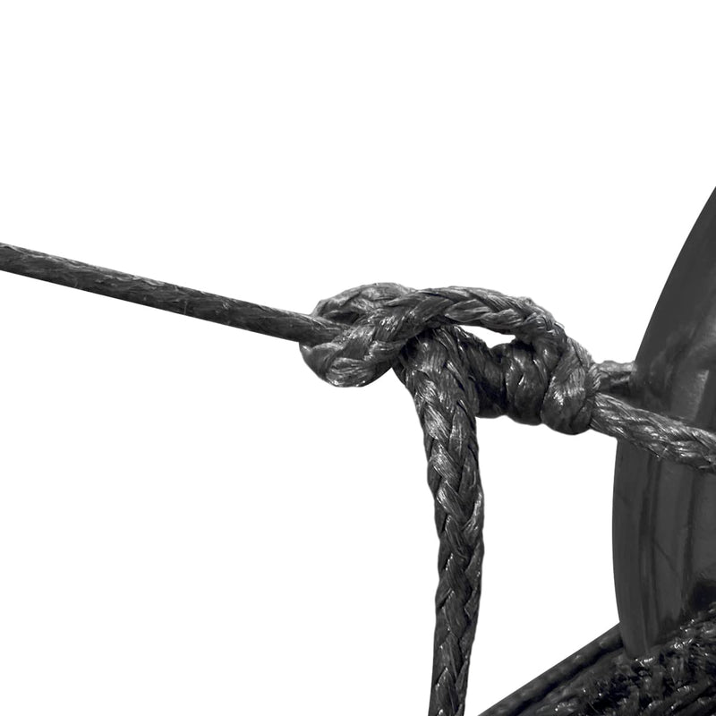 [Australia - AusPower] - emma kites Hollow UHMWPE Braided Cord 1.3mm, 1.6mm, 1.8mm, 2mm Spliceable for Tent Guyline Tarp Hammock Ridgeline Whoopie Sling Bear Bagging for Camping Backpacking 1.3mm(Dia.)x100ft | 580Lb Black 