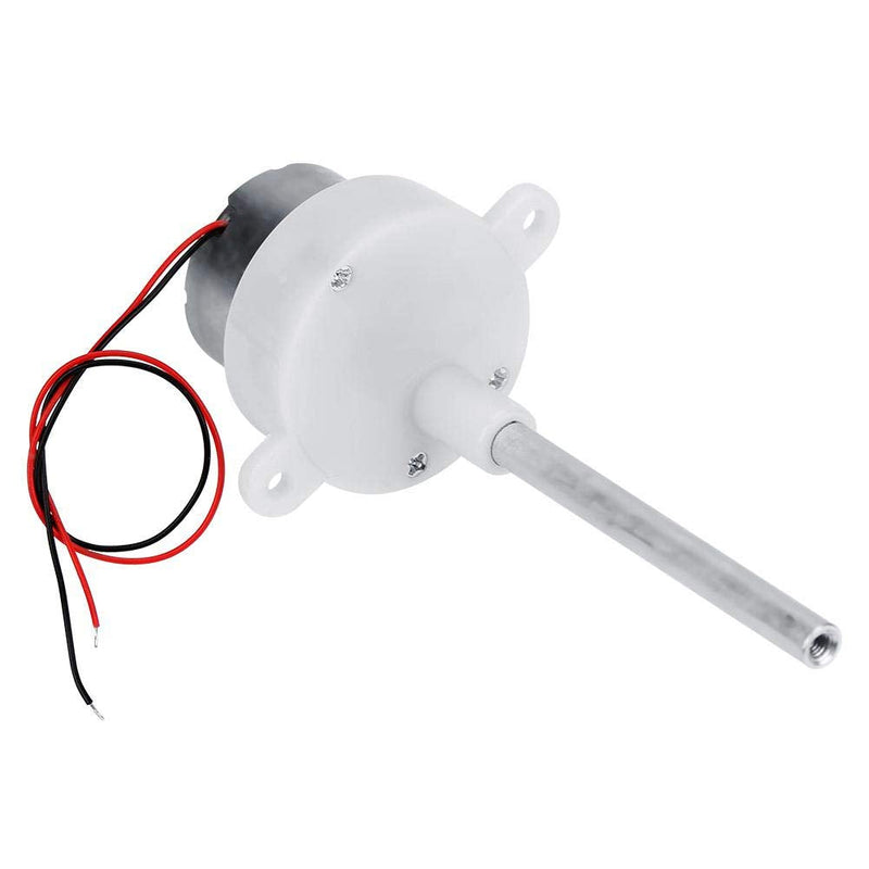 [Australia - AusPower] - Low Speed Gear Motor DC 12V Long Shaft Mini Worm Gear Motor Replacement for Remote Control Car and Remote Control Aircraft 