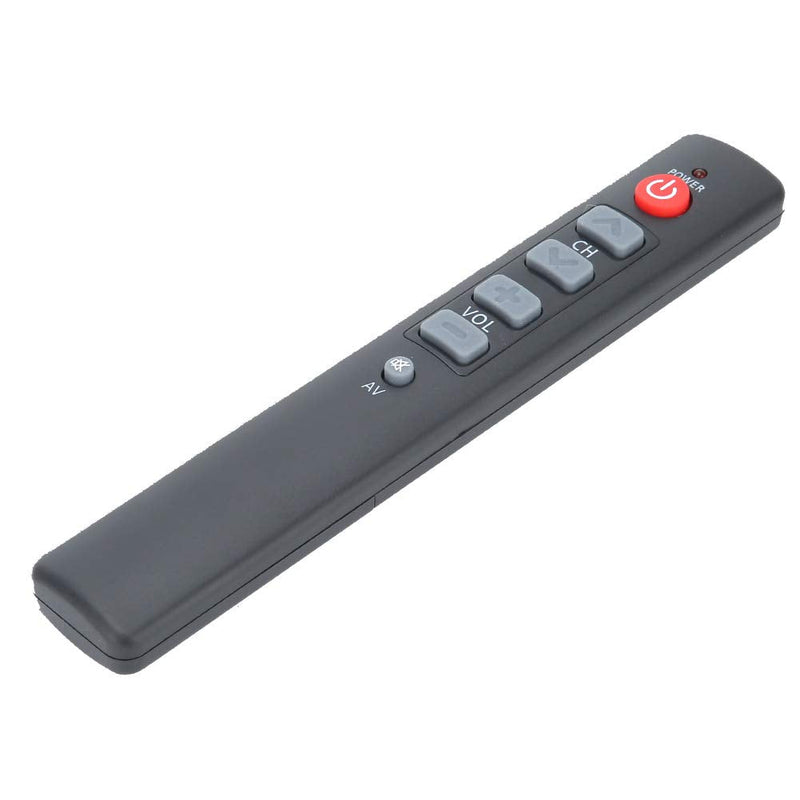 [Australia - AusPower] - Universal Remote Control Replacement for TV/STB/DVD/DVB/HiFi/VCR, etc Smart Digital TV Box Television Learning Controller with 6 Large Buttons(Grigio) Grigio 