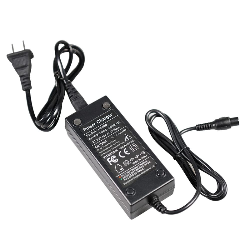 [Australia - AusPower] - Toeaot 42V 2A Power Adapter with 3-Prong Inline Connector for 36V Pocket Mod,Dirt Quad,and Sports Mod Power Supply Adapter 