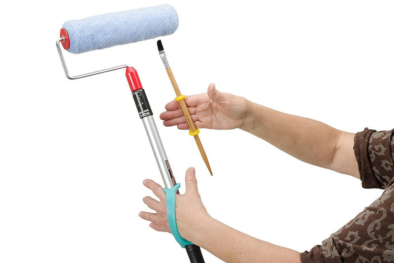 [Australia - AusPower] - EazyHold Silicone Universal Cuff Aid for Limited Hand Grip, Cerebral Palsy, Therapy, Adaptive Eating Tableware Spoon Fork Holder, Disabled Assistive Equipment (Youth to Adult-5 Pack) Youth to Adult 5 Count (Pack of 1) 