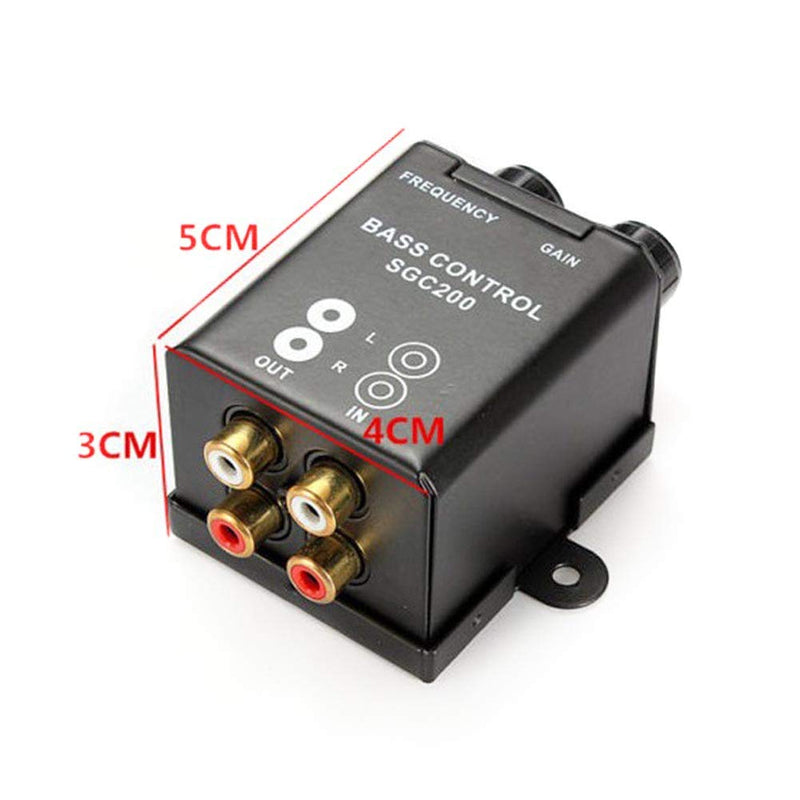 [Australia - AusPower] - Product Name: bass Remote Control knob, car bass Controller, car Amplifier General bass knob, Volume Regulator bass Controller knob 4x5x3cm 