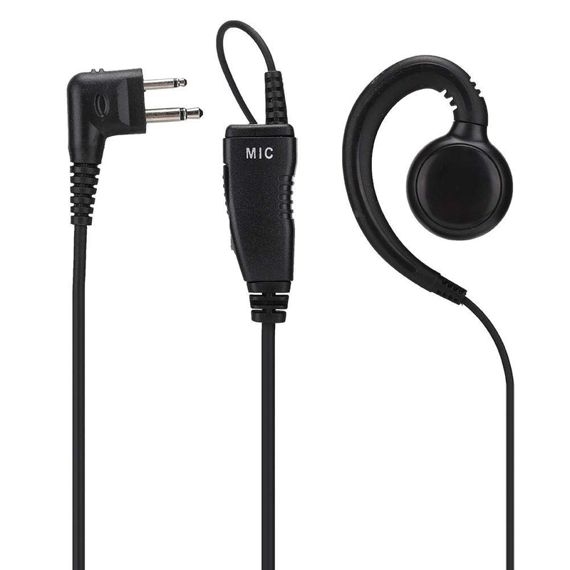[Australia - AusPower] - Cuifati AEH3000-M1A Walkie Talkie Two Way Radio Black Headset Mic for Motorola, Modular Design 180° Rotating Speaker Earpiece, ABS Durable Walkie Talkie Earphone High Sound Quality 