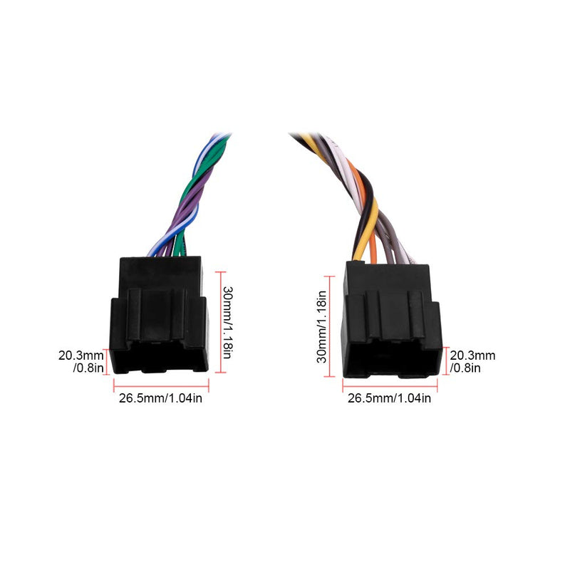 [Australia - AusPower] - Car Stereo Radio Wire Harness Plug and Antenna Adapter for Some GM Pontiac Saturn Vehicles 