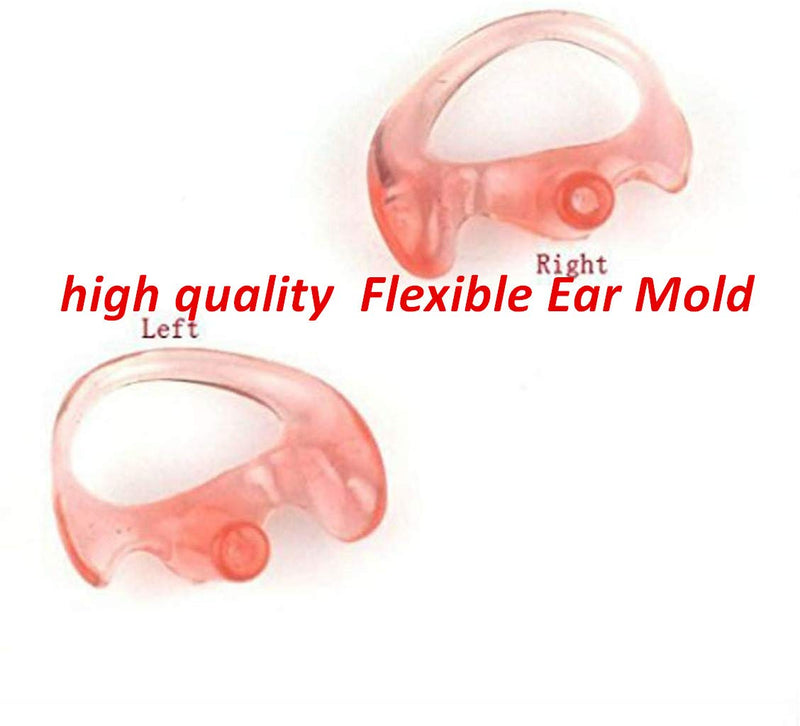 [Australia - AusPower] - 3'2 Wire Acoustic Tube Earpiece Mic Headset Mic Noise Reduction Reinforced Compatible with Motorola XTS1500 XTS2500 XTS3000 XTS3500 XTS5000 XTS5000r JT1000 HT1000 MTS2000 GP9000 GP1200 Two Way Radio 