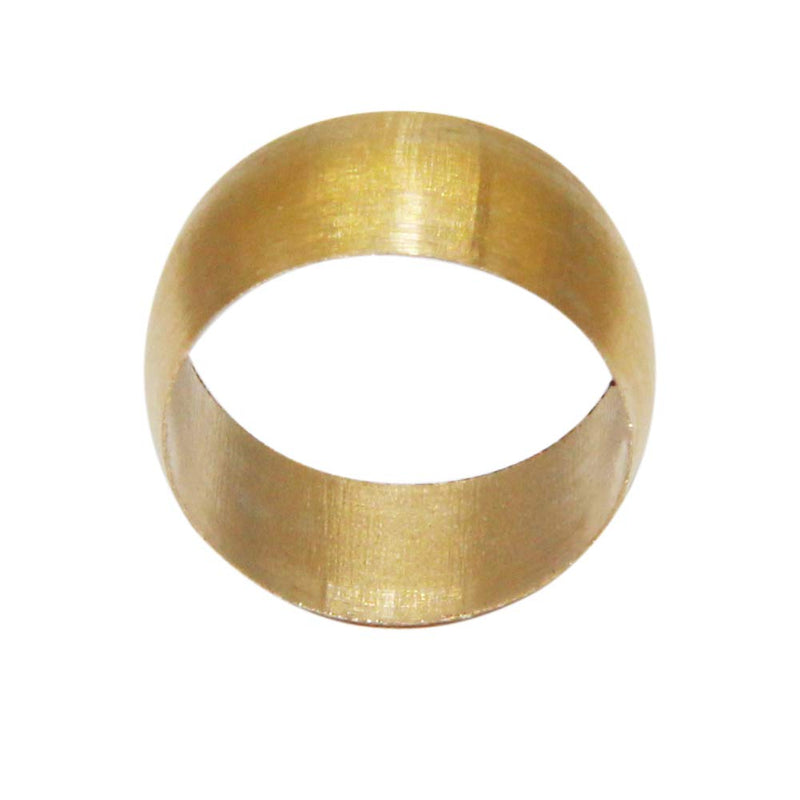 [Australia - AusPower] - Joywayus 50pcs Brass Compression Fitting Sleeves Ferrule Ring for 4mm Tube 50 