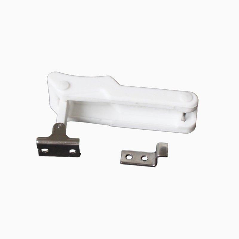 [Australia - AusPower] - X-Haibei 2 Pcs 4 inch Flexible Draw Latch Soft White Rubber Over Center Boat Latch Door Handle 