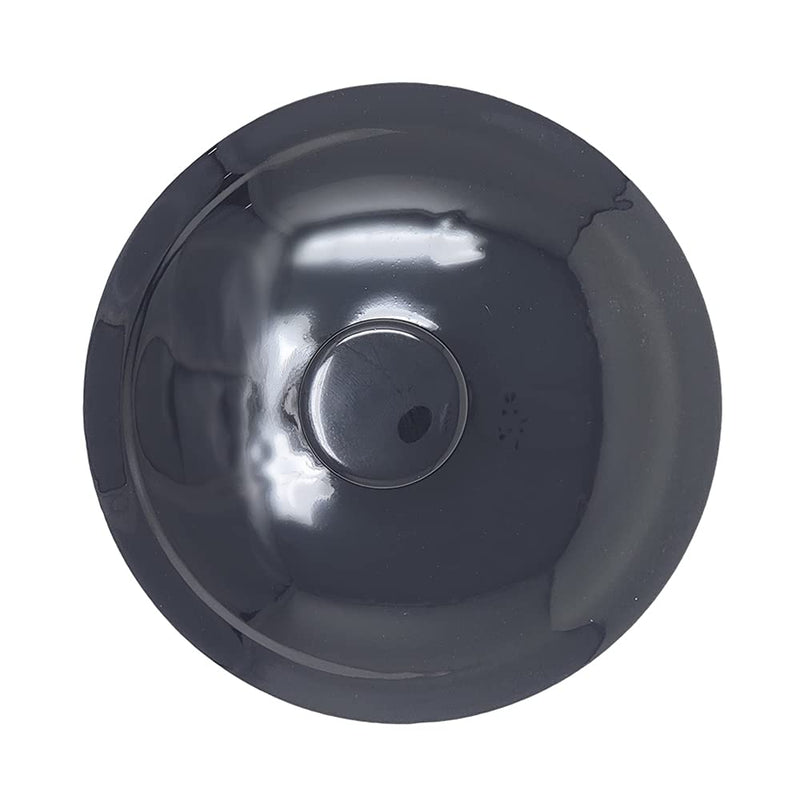 [Australia - AusPower] - Porcelain Water Dispenser Crock Lid - Black - for Porcelain 6-3/8" Dispensers 