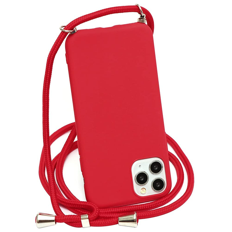 [Australia - AusPower] - Yoedge Crossbody Case for Huawei Mate 40 Pro (5G), Neck Cord Phone Case with Adjustable Lanyard Strap, Soft TPU Silicone Shock-Proof Cover Compatible with Huawei Mate 40 Pro 5G [6.76" ], Red for Huawei Mate 40 Pro (5G) A_Red 