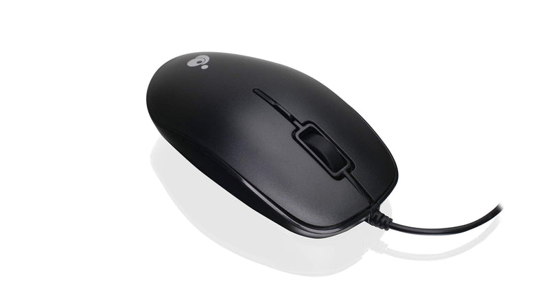 [Australia - AusPower] - IOGEAR 104-Key Spill-Resistant Keyboard and Mouse Combo - Optical Mouse w/ 1000 DPI - Number Lock, Caps Lock, Scroll Lock LED Indicators - GKM513B Wired Keyboard/Mouse Combo 