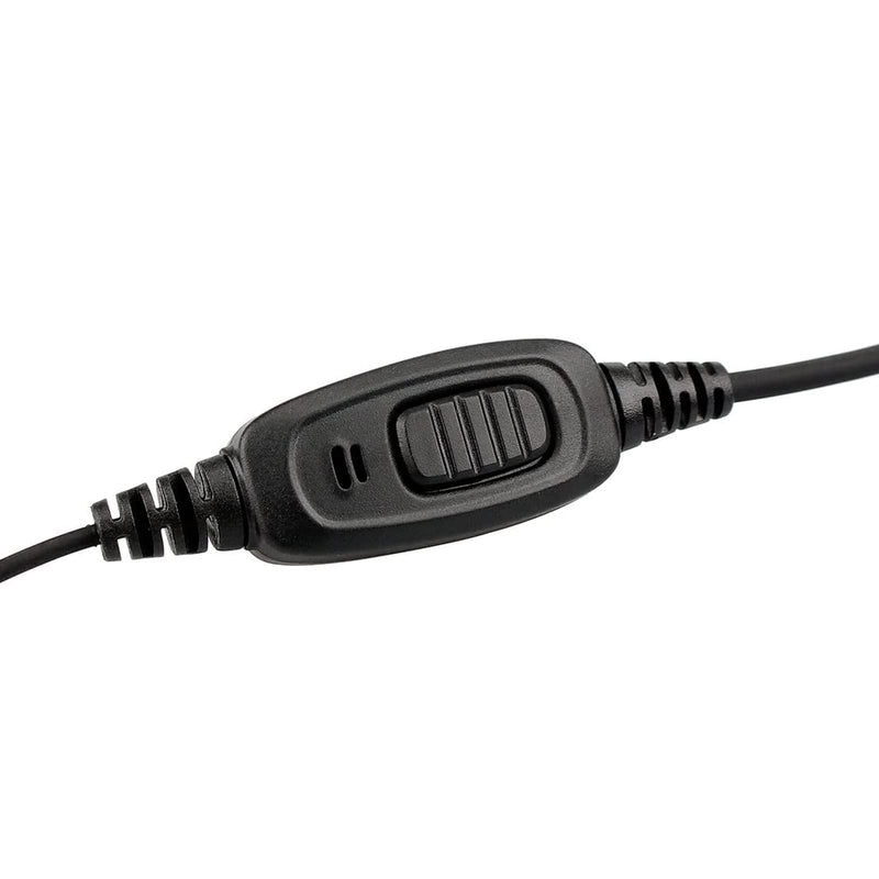 [Australia - AusPower] - Retevis 2 Way Radio Earpiece 2 Pin C-Type Earhook Headset with Mic for Baofeng UV-5R BF-888S Retevis H-777 RT22 Arcshell AR-5 Walkie Talkies (2 Pack) 