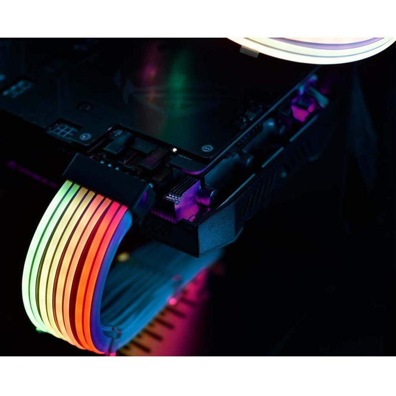[Australia - AusPower] - LIAN LI PW8-V2 ADDRESSABLE RGB STRIMER Plus 8-PIN, white STRIMER PLUS V1 