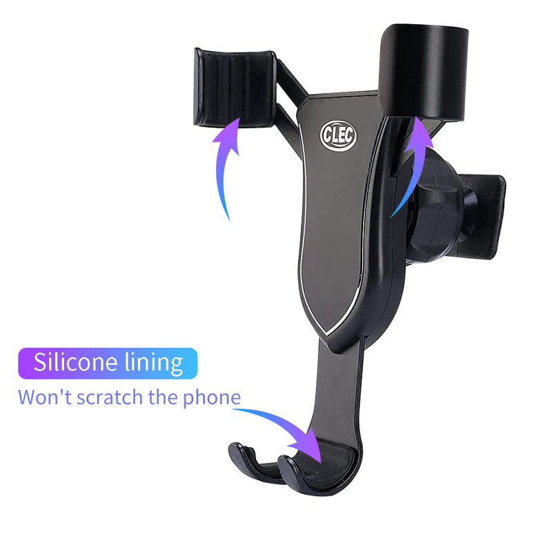 [Australia - AusPower] - Kucok Cell Phone Car Mount Fit for Mercedes Benz E-Class 2017 2018 2019 2020 2021,Phone Holder Phone Mount Air Vent Dashboard Panel One-Handed Operation 4.7-6.7 Inch All Smart Phone Fit for Benz E-Class 2017-2021 