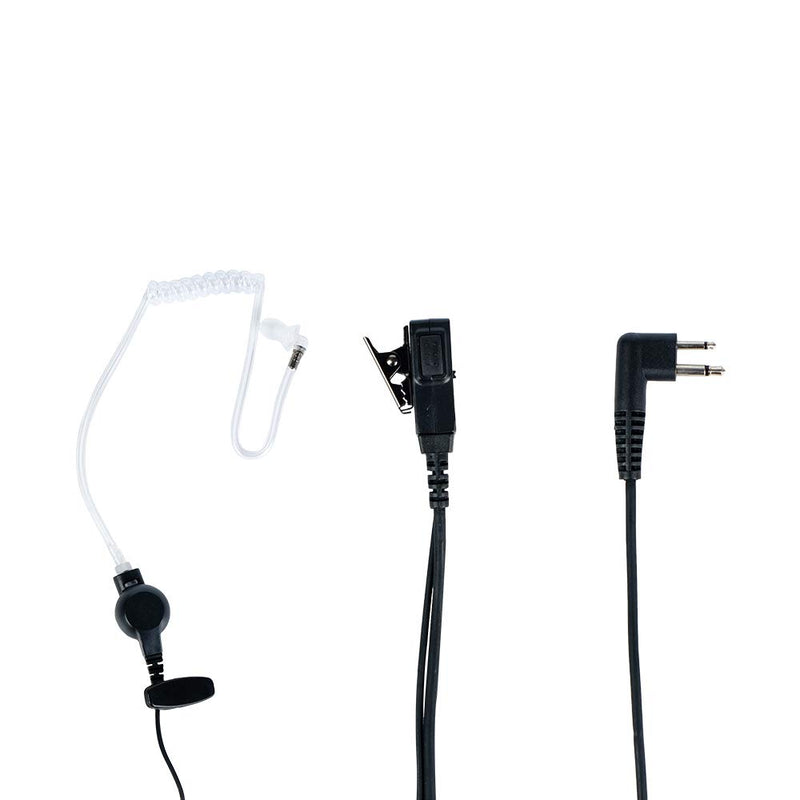 [Australia - AusPower] - Klykon 2 Pin Nipple Covert Acoustic Tube Earpiece Headset with VOX PTT Mic for Motorola CLS1110 CLS1410 CP100 CP200 GP88 GP300 RDM2070D Two Way Radio Walkie Talkie 