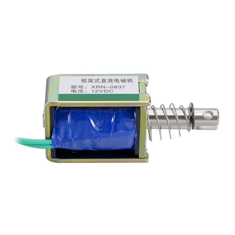 [Australia - AusPower] - uxcell DC 12V 20N 10mm Stroke Pull Type Open Frame Solenoid Electromagnet XRN-0837 