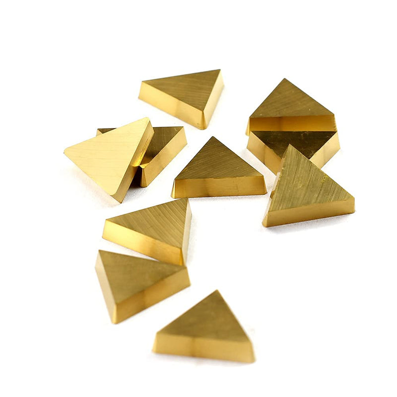 [Australia - AusPower] - OSCARBIDE Carbide Inserts TPG322 Turning Inserts TPGN160308,Tin Coated for Lathes and Mills,10 Pieces/Box. 