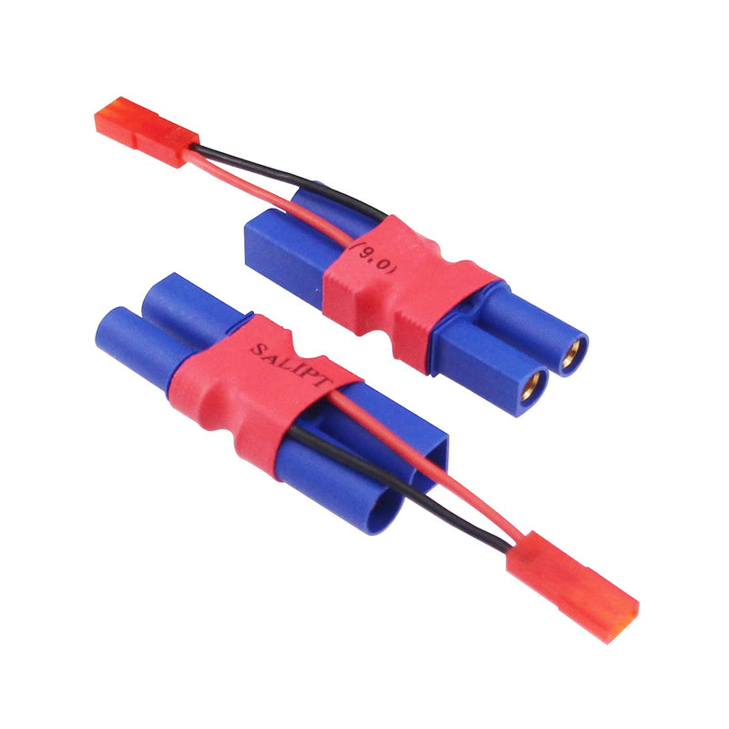 [Australia - AusPower] - BDHI 3pcs EC5 Male to Female Connector with in-line JST Female 20awg 5cm Cable Parallel Power Adapter for Camera Gimbal(B173-3) 