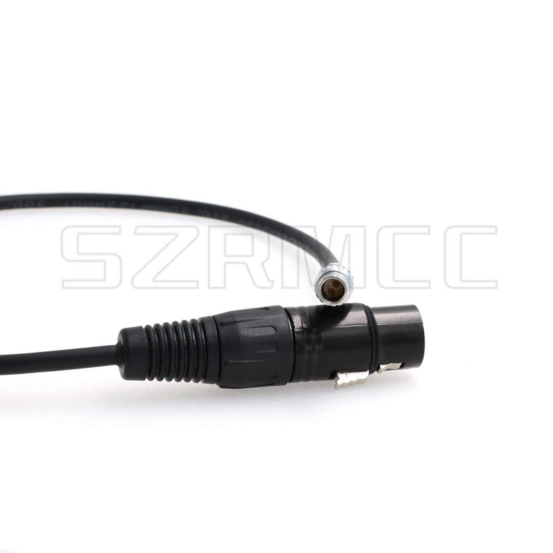 [Australia - AusPower] - SZRMCC 2 Pin Male to XLR 4 Pin Female Power Cable for ARRI Alexa Camera kit 12V to Practilite 602 Camera Monitor (Straight Cable) Straight Cable 