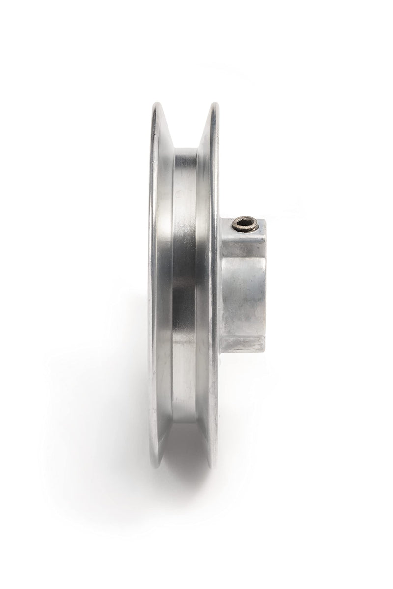 [Australia - AusPower] - Terre Products - V-Groove/V-Belt Drive Pulley, 4" Outside Diameter, 5/8 Bore, Die Cast, Z3A Zinc Alloy, Compatible Replacement for Chicago Die Cast 400A 