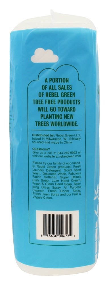 [Australia - AusPower] - Rebel Green Tree Free Bamboo Paper Towels, 2 Giant Rolls, 1.5 Pound 