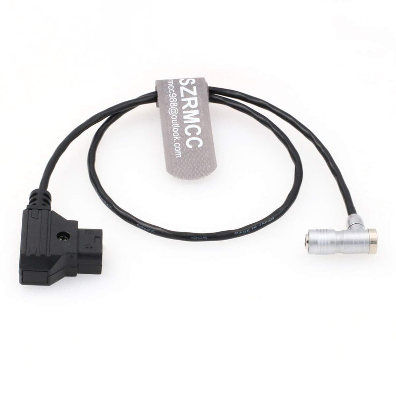 [Australia - AusPower] - SZRMCC D-tap to XS6 4 Pin Female Plug Power Cable for IKAN Portkeys BM5 BM7 HH7 HS7T Monitor (Straight Cable, Right Angle) Straight Cable 