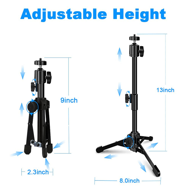 [Australia - AusPower] - JCTRIWAY Lightweight Mini Projector Stand,Extendable Desktop Tripod Stand for Mini Projector/Phone/Webcam/Camcorder and Other Devices with 1/4" Thread 