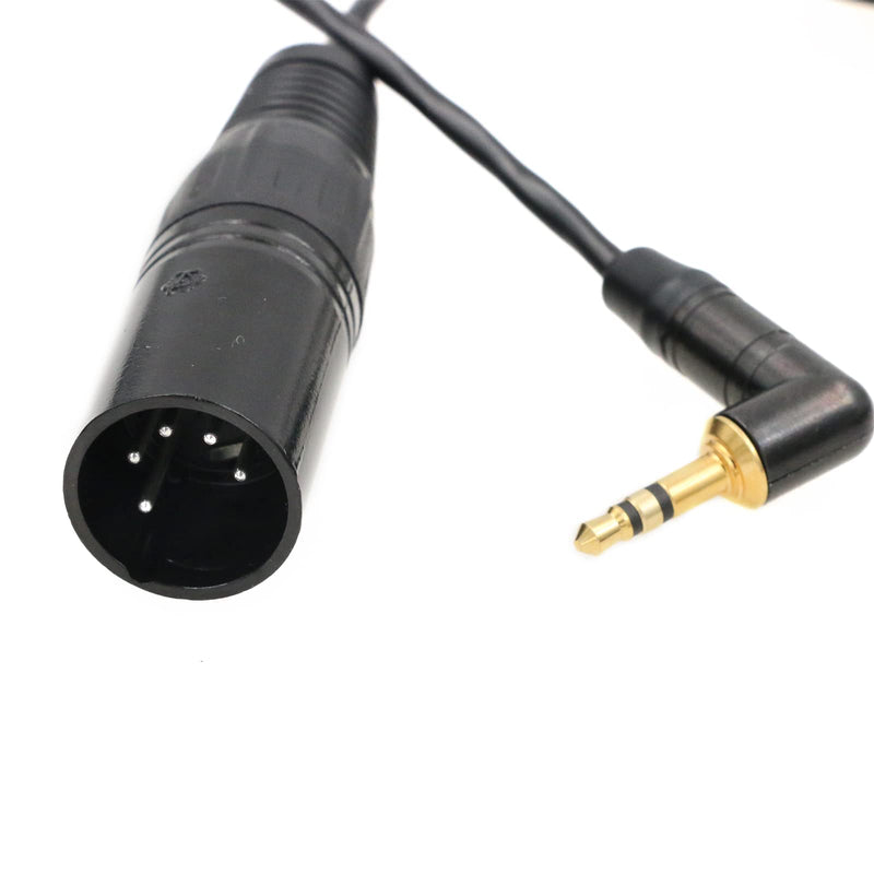 [Australia - AusPower] - SZRMCC Stereo 3.5mm to XLR 5 Pin Male Audio Input Cable for Arri Alexa XT/SXT/Amira Camera 