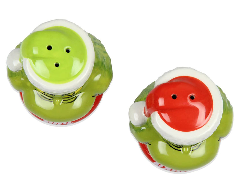 [Australia - AusPower] - Dr. Seuss The Grinch Naughty or Nice Salt And Pepper Shaker Set 