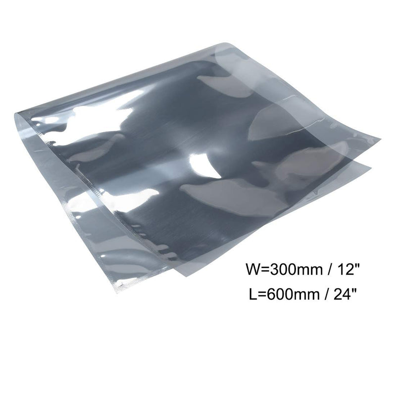 [Australia - AusPower] - uxcell Antistatic Shield Shielding Bag, Flat Open Top Anti Static Bag for Electronic Devices, 12x24 inch(300x600mm), 10 PCS 