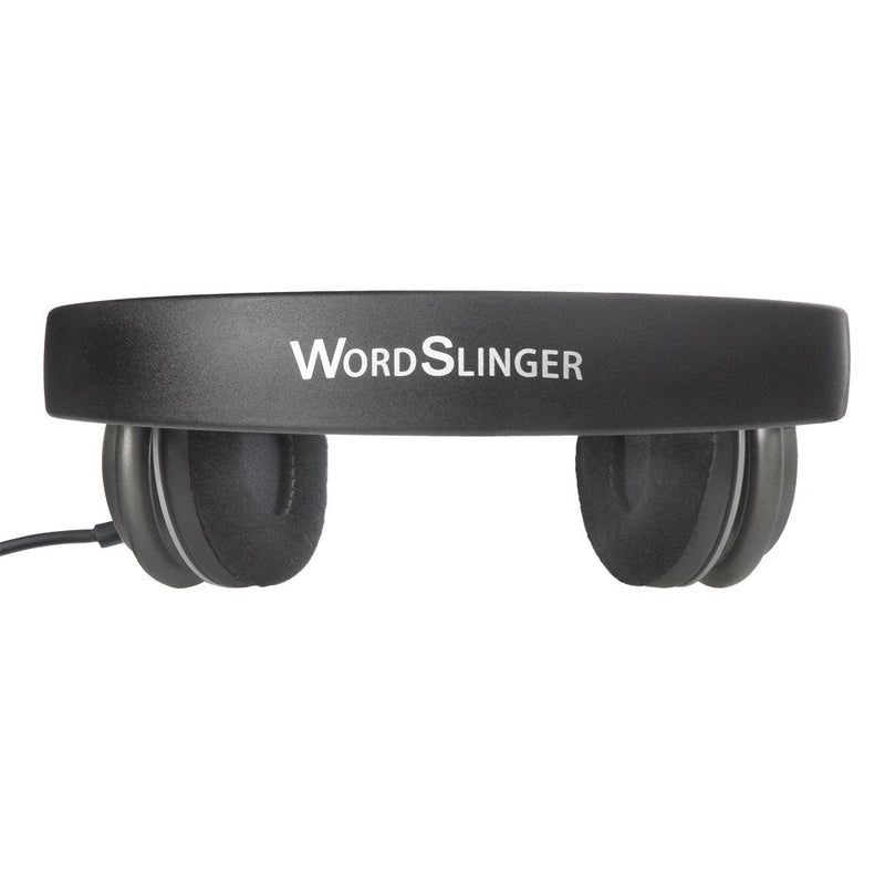 [Australia - AusPower] - ECS WordSlinger Deluxe Over Head USB Transcription Headset | Transcribing Headphones with Volume Control and Noise Reduction 