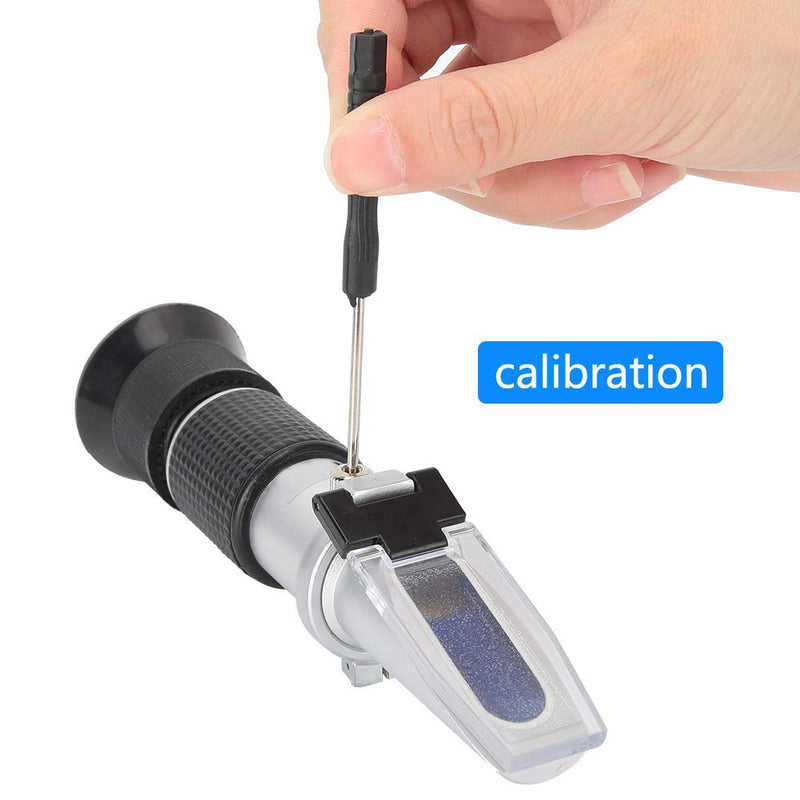 [Australia - AusPower] - Portable Brix Meter Refractometer Handheld Brix Meter Hydrometer 0‑50% Sugar Tester Meter Sugar Densitometer for Measuring Sugar Content in Fruit, Honey, Maple Syrup, Wine Making 