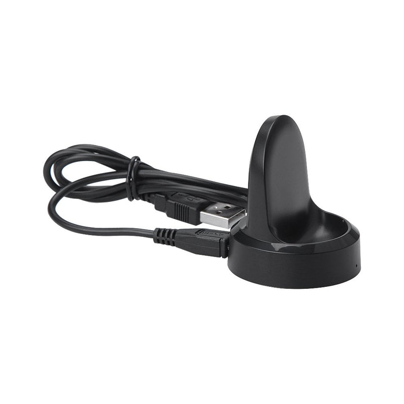 [Australia - AusPower] - Maxjoy for Gear S3 Charger - Replacement Wireless Charger Charging Cable Cradle Dock Stand with USB Cord Wire for Samsung Galaxy Gear S3 Classic (SM-R770) & Frontier(SM-R760 / R765) Smart Watch,Black 