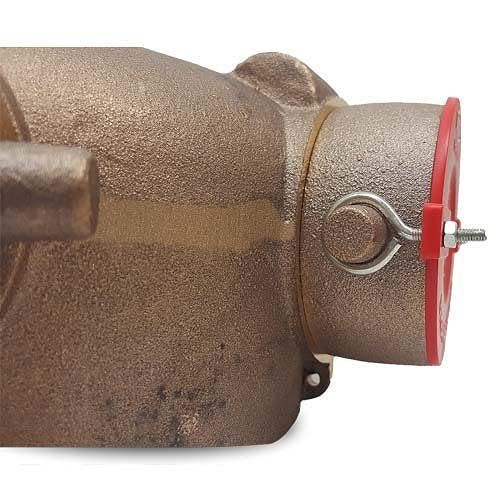 [Australia - AusPower] - 2 1/2" Plastic Breakable Fire Department Connection (FDC) Cap for Sprinkler and Standpipe Connections (2 Pack) 