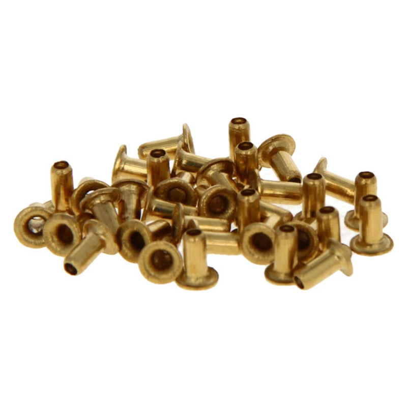 [Australia - AusPower] - Yinpecly Hollow Rivet M2 x 4 Through Hole Copper Hollow Rivets Grommets Double-Sided Circuit Board PCB for Daily Living Equipment Mechanical Engineering, 200Pcs M2*4 