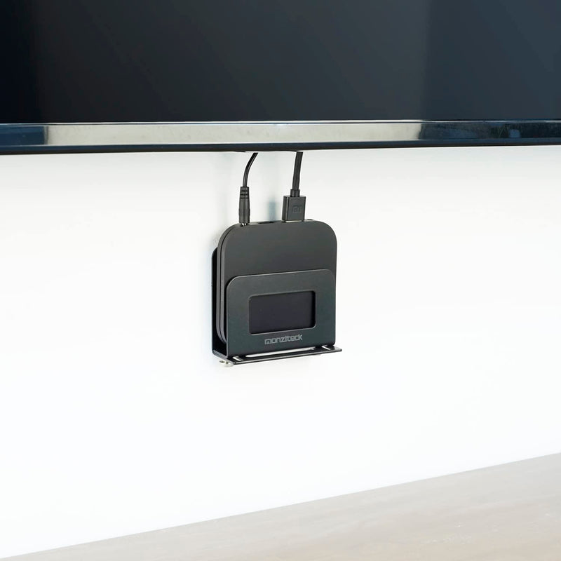 [Australia - AusPower] - Monzlteck Adjustable Small Device Wall Mount Holder for Apple TV,ROKU,Router,Modem and Other Media Players 