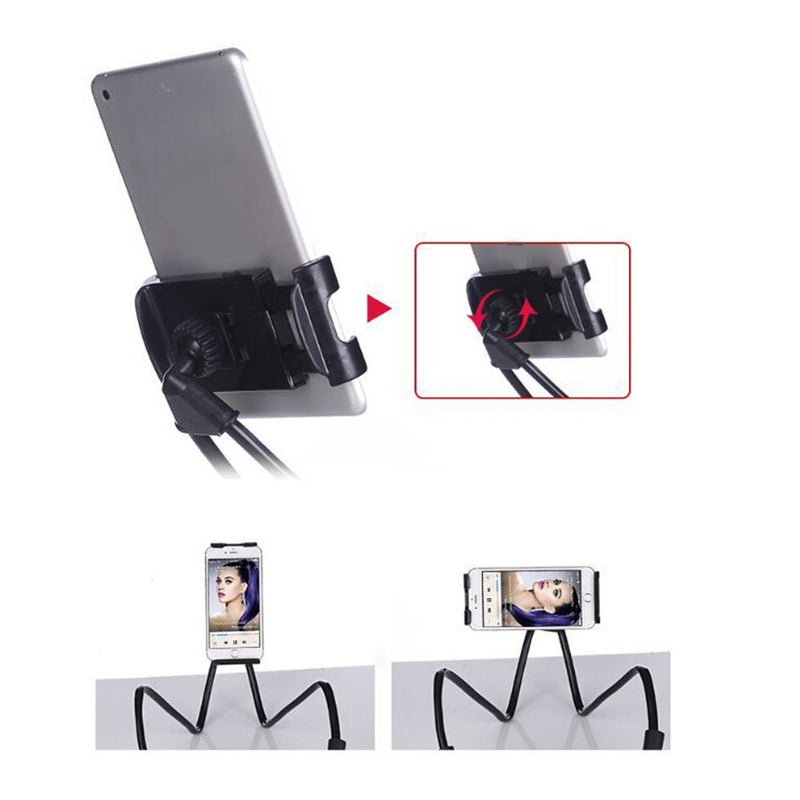 [Australia - AusPower] - Cell Phone Holder,Bhbuy Lazy Hanging on Neck Mobile Phone Stand,Flexible DIY Hand Free 360° Rotation Mounts with Multiple Function for Mobile 3.5-6.3 inch Random Color 