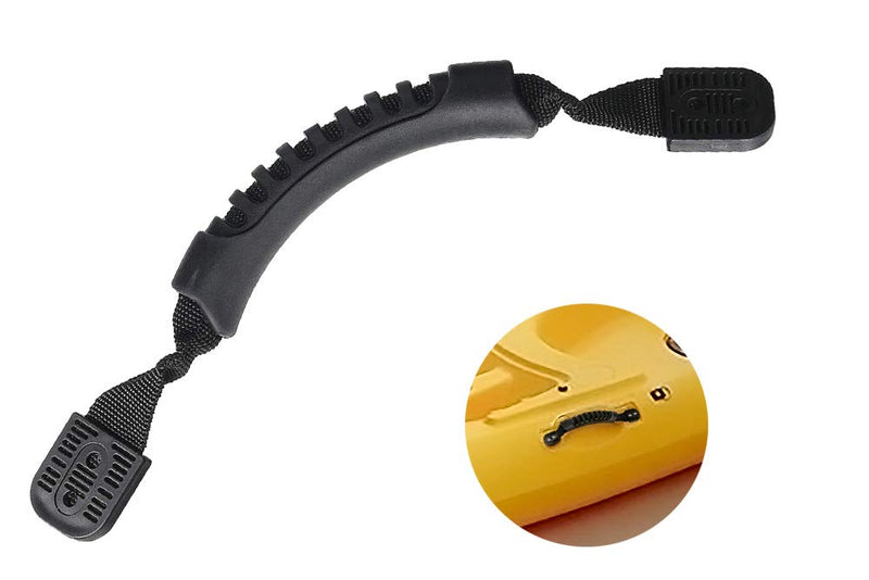 [Australia - AusPower] - Housedeco 2 Pack Kayak Carry Handles with Kayak Hardware for Kayaks Suitcase Luggage 2Pcs Black 