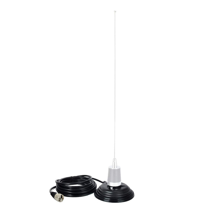 [Australia - AusPower] - HYS TC-110NMO CB/VHF/UHF/HF Ham Radio Antenna Magnet Mount NMO Connection Style W/5M(16.4ft) RG58 Coaxial Cable PL-259 Plug 