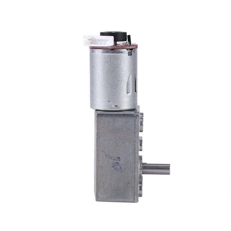 [Australia - AusPower] - Gear Reduction Motor, DC 12V High Torque Worm Geared Motor Reduction Motor with Encoder Self Locking Motor Worm Gear Box(100RPM) 100RPM 