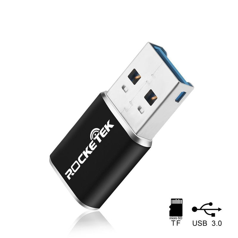 [Australia - AusPower] - Rocketek Aluminum USB 3.0 Portable Memory Card Reader Adapter for Micro SD Card/TF Card Reader Adapter 