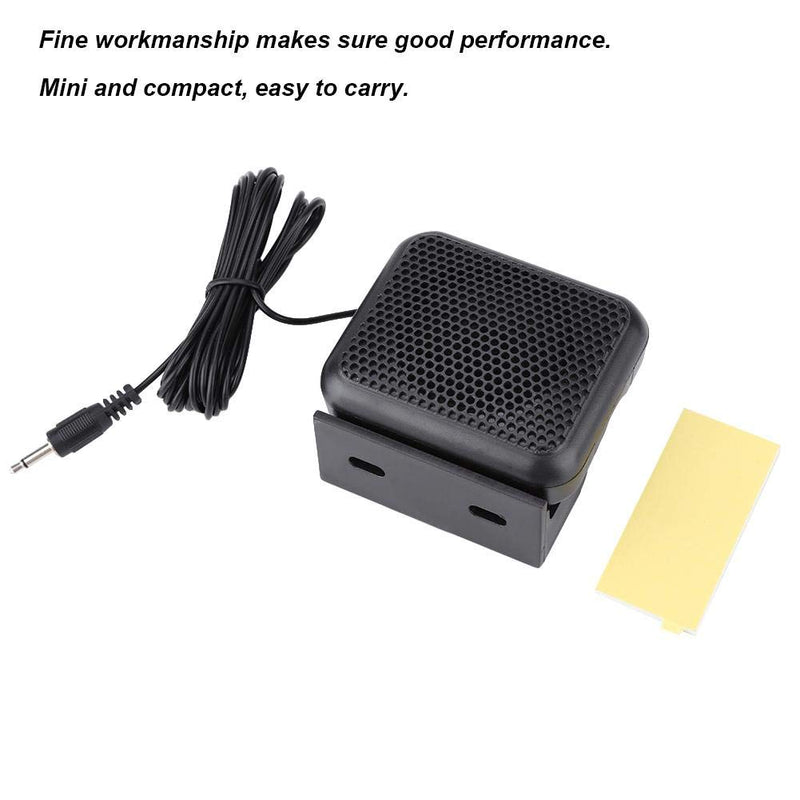 [Australia - AusPower] - Sanpyl Wired External Speaker, NSP-100 Mini External Speaker Mobile Radio Microphone for Kenwood Yaesu ICOM Ham Car Radios with a 3W Speaker 
