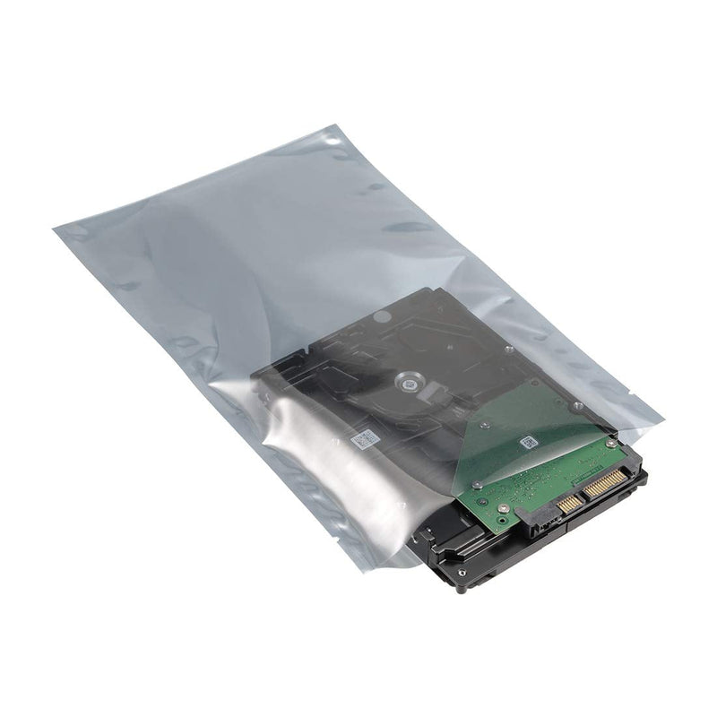 [Australia - AusPower] - uxcell Antistatic Shield Shielding Bag, Flat Open Top Anti Static Bag for Electronic Devices, 6x10 inch(160x260mm), 100 PCS 