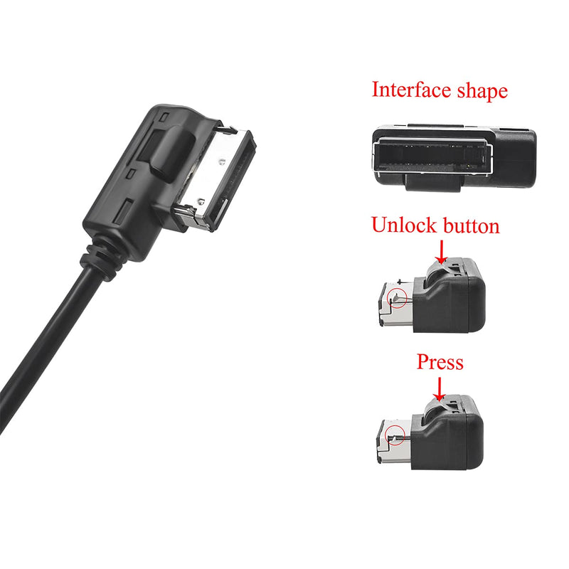 [Australia - AusPower] - Yoper Bluetooth Adapter Compatibility with Mercedes Benz MMI Interface Cellphone Play HiFi Music 