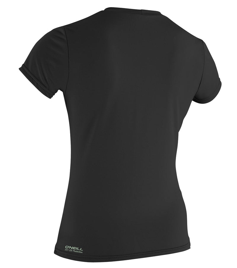 [Australia - AusPower] - O'Neill Women's Basic Skins Upf 30 + Short Sleeve Sun Shirt X-Small Black 