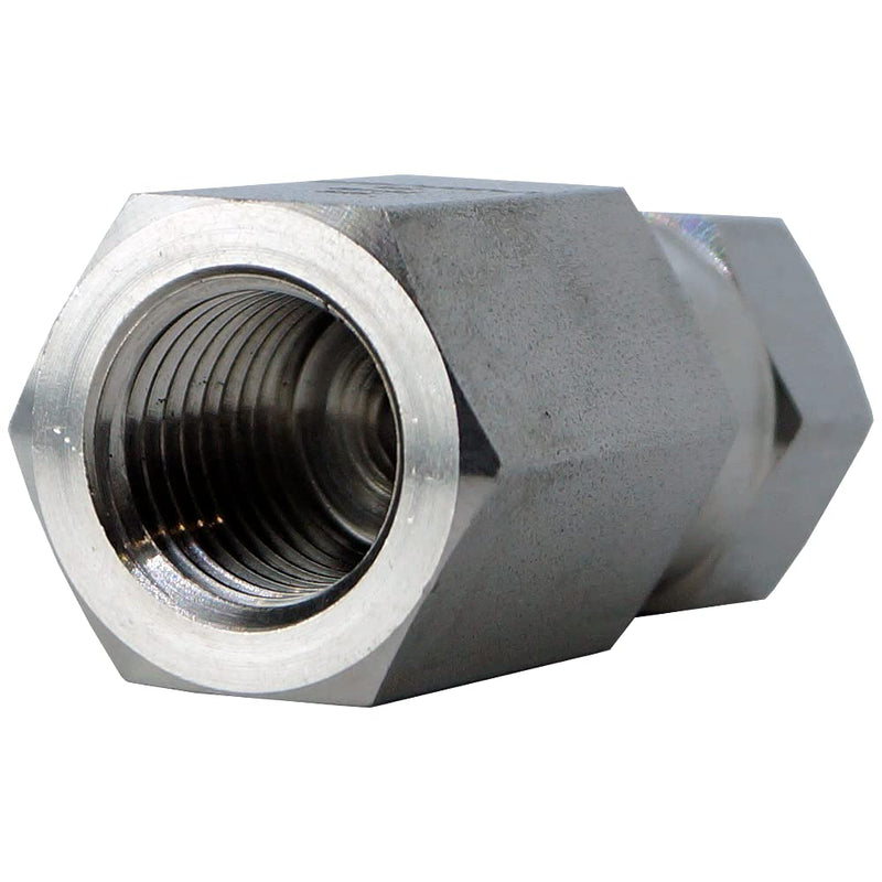[Australia - AusPower] - RFS Stainless Steel Straight Tube Fitting, 1/4" Female JIC Swivel x 1/4" Female NPT Pipe 1/4"JIC x 1/4"NPT 