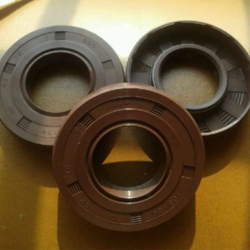 [Australia - AusPower] - Othmro Oil Seal 25mm/0.98" Inner Dia 42mm/1.65" OD 7mm/0.28" Thick Fluorine Rubber Double Lip Seals 1Pcs 25mmx42mmx7mm 