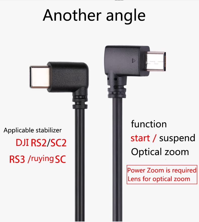 [Australia - AusPower] - Camulti Multi to USB-C Control Cable for DJI Ronin RSC2 RS2 RS3 stabilizer Compatible with Sony Camera 